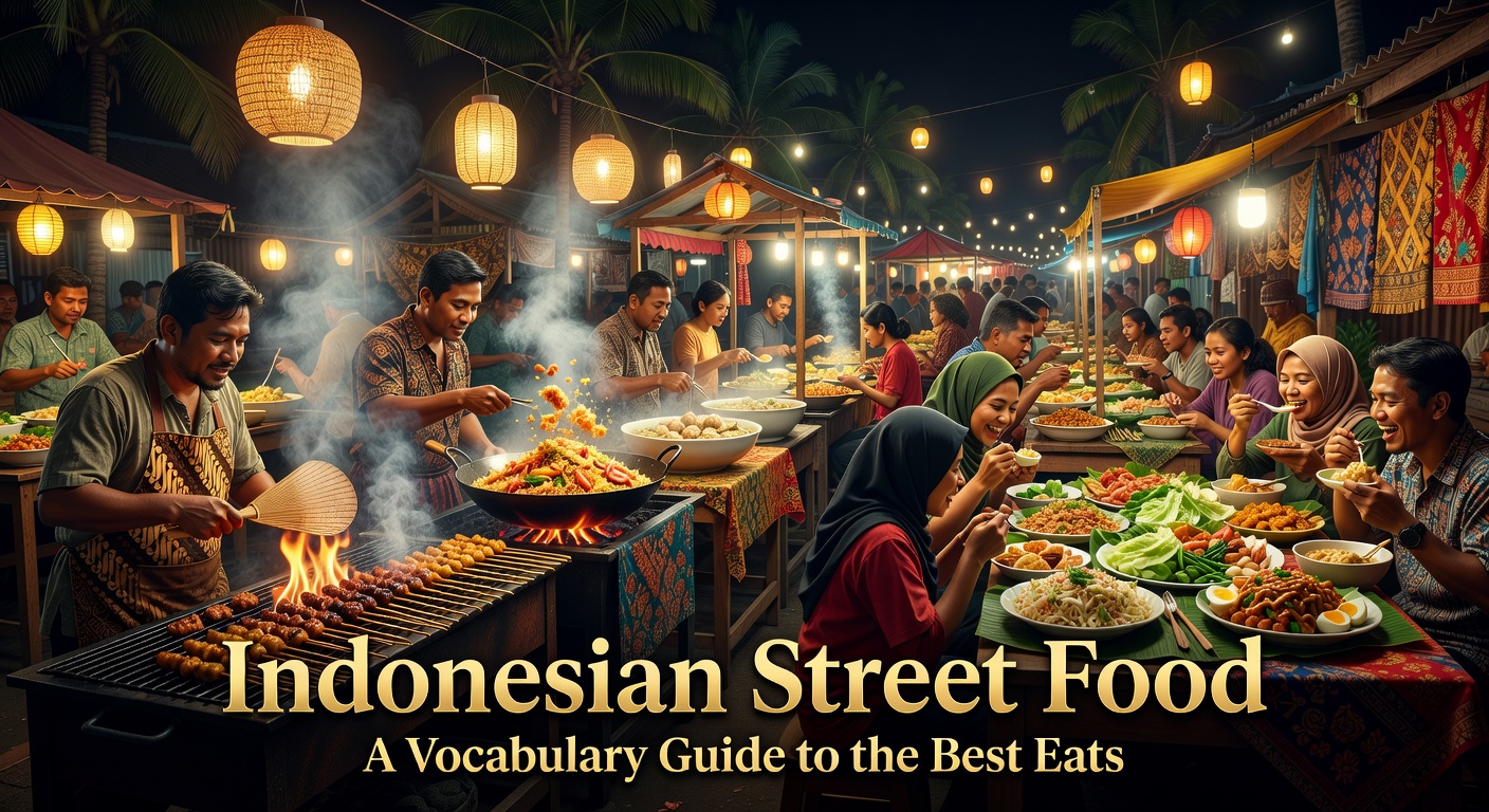 Indonesian Street Food: A Vocabulary Guide to the Best Eats You'll Ever Have
